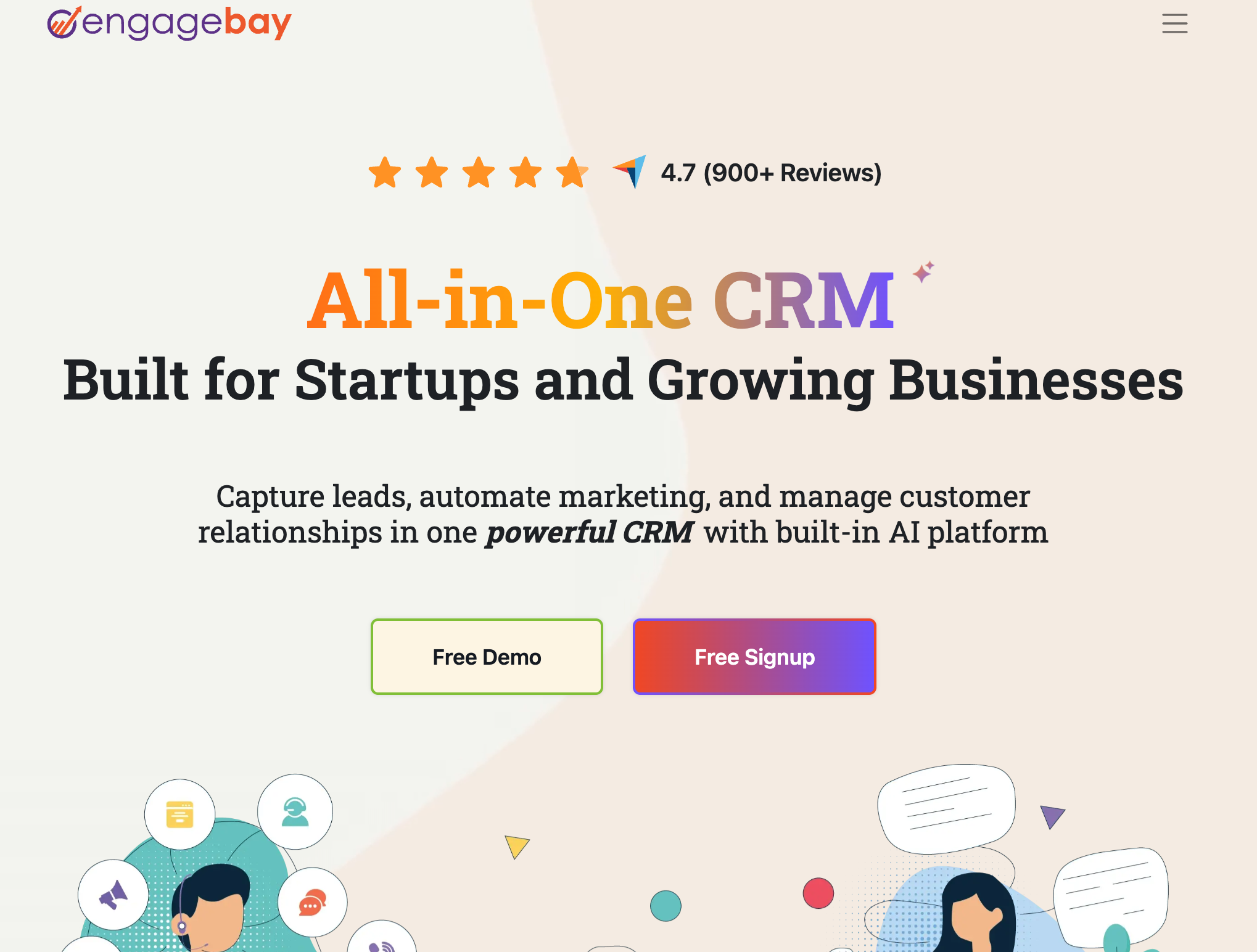 EngageBay product visual